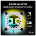 corsair cx 9010016 ww hydro x series xc7 rgb pro cpu water block 1700 1200 115x am5 am4 white extra photo 3