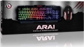 zeroground kb 1700gums arai keyboard mouse metalic extra photo 1