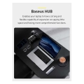 baseus metal gleam series 11 in 1 multifunctional type c hub rj45 hdmi 4k usb card reader doc extra photo 5