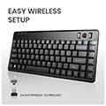 perixx periboard 706plus us wireless trackball keyboard extra photo 3