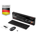 perixx periduo 613b us wireless compact scissor black us keyboard with mouse extra photo 7
