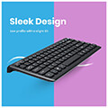 perixx periduo 707b plus us wireless mini black us keyboard with mouse extra photo 5