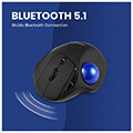 perixx peripro 801 bluetooth trackball mouse extra photo 3