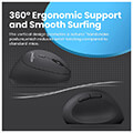 perixx perimice 719 wireless portable vertical mouse extra photo 2