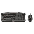 trust 20543 set pliktrologio gxt 282 keyboard mouse gaming combo box extra photo 1