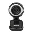 trust 17003 exis webcam black silver extra photo 1
