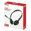 trust 21665 primo chat headset for pc and laptop black extra photo 5