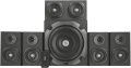 trust 22236 vigor 51 surround speaker system for pc black extra photo 1