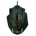 trust 20853 gxt 155c caldor gaming mouse green camouflage extra photo 1