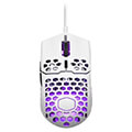 coolermaster mm711 16000dpi rgb gaming mouse glossy white extra photo 1