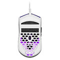 coolermaster mm711 16000dpi rgb gaming mouse glossy white extra photo 3