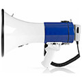 nedis meph200wt megaphone 25w detachable microphone white blue extra photo 2