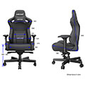 anda seat gaming chair ad12xl kaiser ii black extra photo 4