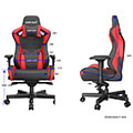anda seat gaming chair ad12xl kaiser ii black red extra photo 4