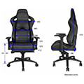 anda seat gaming chair dark knight premium carbon black extra photo 3