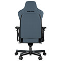 anda seat gaming chair t pro ii light blue black fabric with alcantara stripes extra photo 3