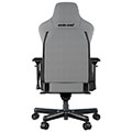 anda seat gaming chair t pro ii light grey black fabric with alcantara stripes extra photo 3