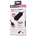 icy box ib ac501a usb 30 type a to gigabit ethernet adapter black 60498 extra photo 2