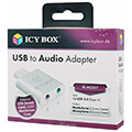 raidsonic icy box ib ac527 usb 20 to audio mic jack adapter black 70573 extra photo 2