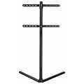 nedis tvsm5250bk tv floor stand 49 70 up to 40 kg solid v base design black extra photo 2