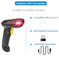 xxx netum 2d wireless 3 in 1 bluetooth barcode reader extra photo 7