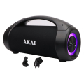 akai abts 55 portable 20 bluetooth 50 ipx5 tws speaker 50w with led usb fm aux extra photo 4