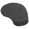 maxlife home office ergonomic gel mouse pad 19x24cm black extra photo 1