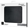 mousepad nod fresh black leather 350x270x3mm extra photo 3