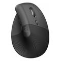 logitech 910 006494 lift vertical ergonomic wireless mouse for business graphite extra photo 2
