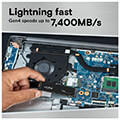 ssd crucial t500 1tb pcie gen4 x4 nvme m2 2280 ct1000t500ssd8 extra photo 1
