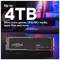 ssd crucial t705 1tb pcie gen5 x4 nvme m2 2280 ct1000t705ssd3 extra photo 3