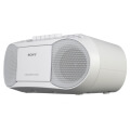 sony cfd s70w cd casette boombox with radio white extra photo 3