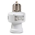 maclean mce21w automatic light bulb holder dusk dawn sensor detection e27 100w white extra photo 2