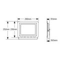 geyer lprm150c led proboleas 150w 4000k 12000lm ip65 extra photo 1