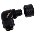 alphacool eiszapfen 13 10mm compression fitting 90 peristrefomeno g1 4 deep black extra photo 2