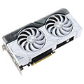 vga asus nvidia geforce rtx 4070 dual oc 12gb gddr6x white retail extra photo 1