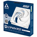 arctic p12 pwm pst fan 120mm white extra photo 6