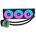 lian li galahad ii trinity 360 black aio gpu liquid cooler with argb fans extra photo 1