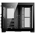 case lian li pc o11 dynamic mini black steel tempered glass extra photo 1