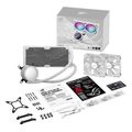 asus rog ryuo iii 240 argb white edition processor liquid cooling kit 12 cm white extra photo 2