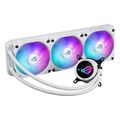 asus rog strix lc iii 360 argb processor liquid cooling kit 12 cm white edition extra photo 2