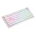 savio wireless mechanical keyboard phenix white yellow us layout extra photo 1