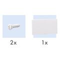 logilink np0096 cat6a wall outlet 1x rj45 shielded pure white extra photo 5