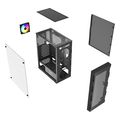 case supercase ps195 10 m atx gaming case extra photo 11