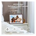 arzopa 101 digital photo frame brown d10 br extra photo 2