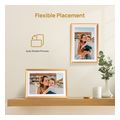 arzopa 101 digital photo frame gold extra photo 2