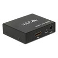 delock 87701 hdmi 2x hdmi 4k video splitter black extra photo 2