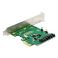 delock 90392 2 port sata pci express card with raid extra photo 1