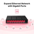 xxx mercusys ms108g 8 port 10 100 1000m mini desktop switch extra photo 2