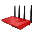 asus rt ac87u wireless ac2400 dual band gigabit router red extra photo 2